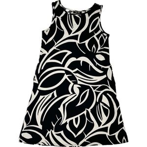 Lily Abstract Print Sleeveless Dress - Medium